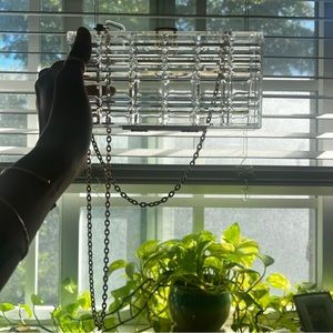 Clear Box Clutch Purse